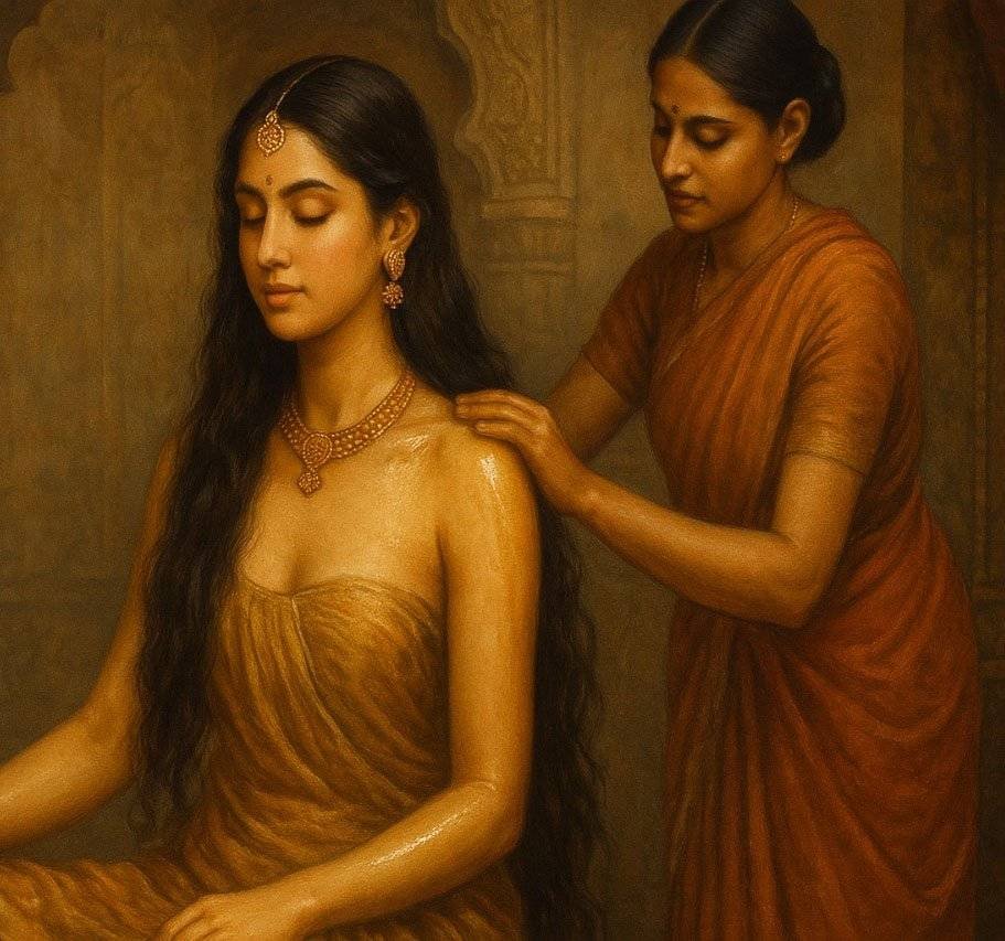 Bottle of Khadiradi Ayurvedic oil