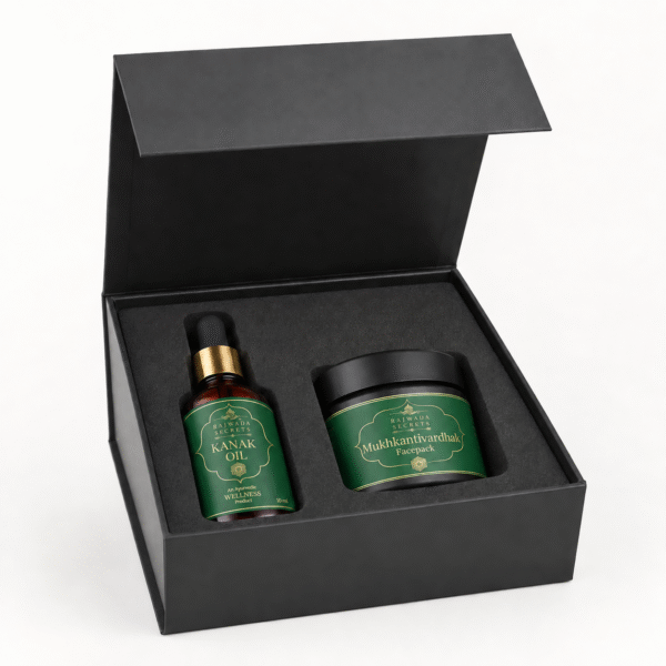 Kanak Morning Ritual Kit with Kanak Oil and Mukhkantivardhak Face Pack